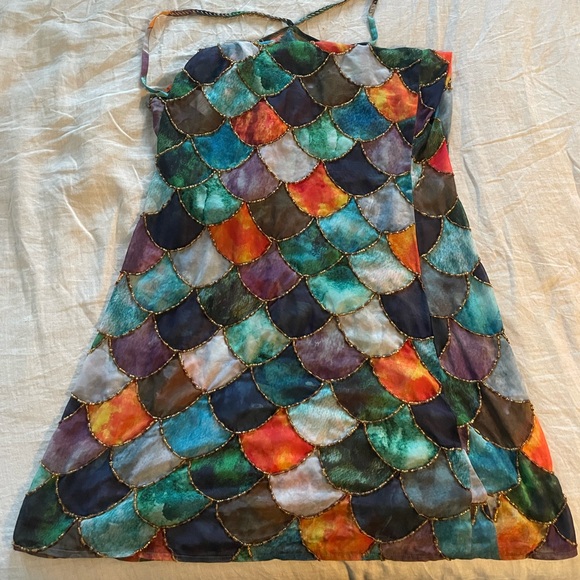Kilentar Mami Dress - UK8/US 4 Rainbow Fish Mermaid Dress - Picture 8 of 9